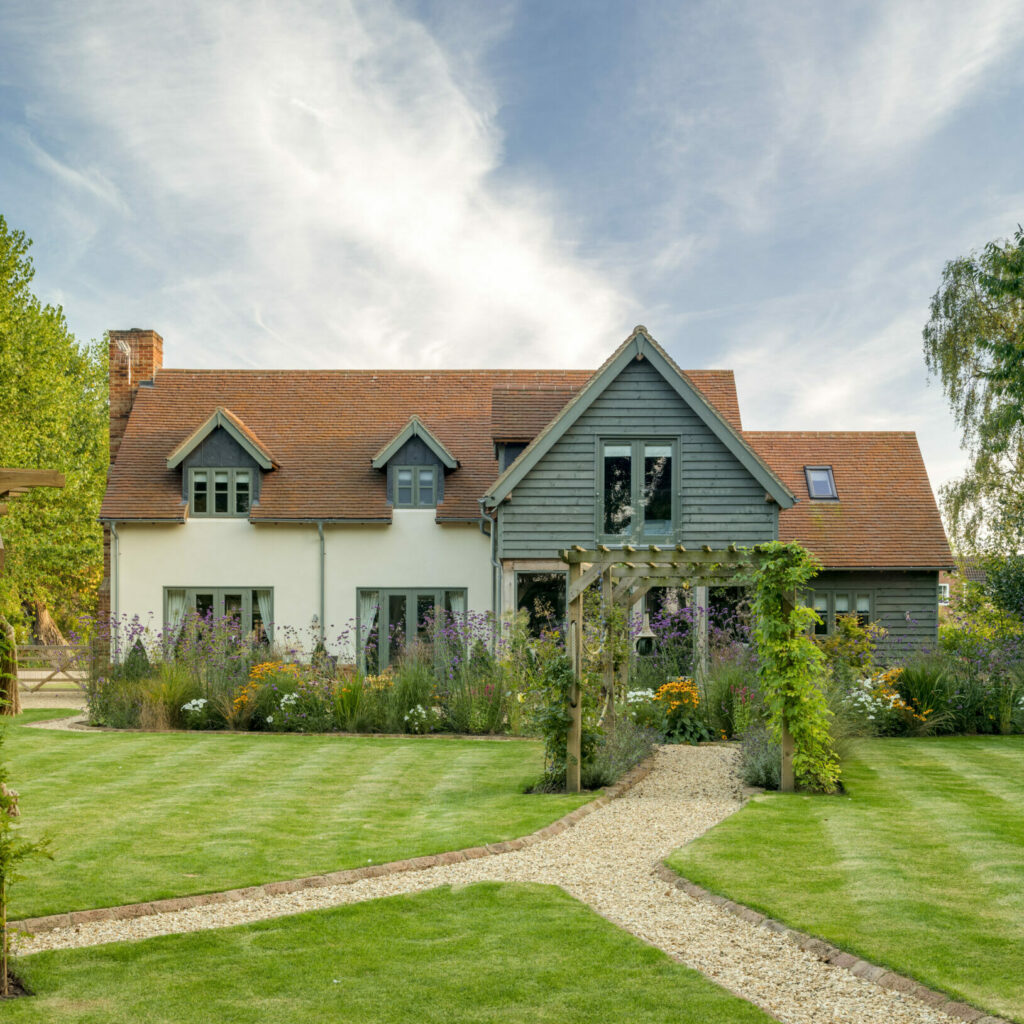 Cottage in a garden