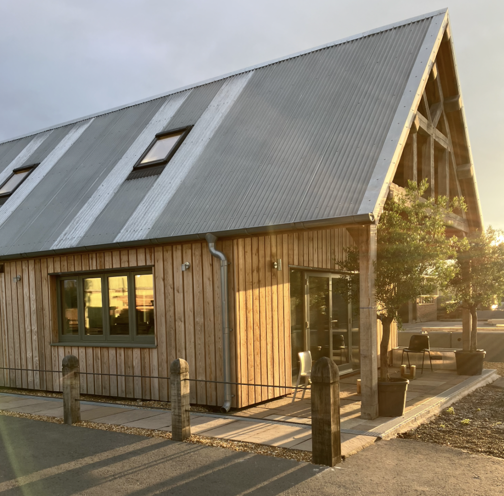 oak frame welfare barn